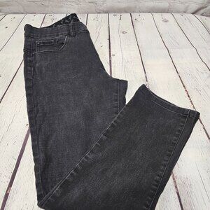 Jones of New York Black Denim Stretch Jean Size 8